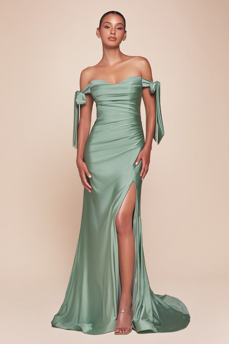 CD943C - CURVE FITTED STRETCH JERSEY DRESS