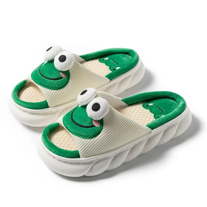 ANIMAL CHARACTER COTTON UNISEX HOUSE SLIPPER
