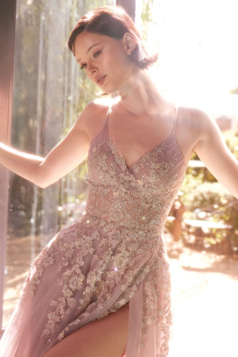 A1416 - A-LINE LACE & TULLE GOWN