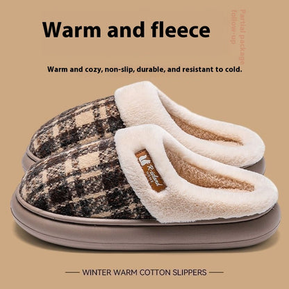 Unixex Warm Plush Winter Indoor Slippers